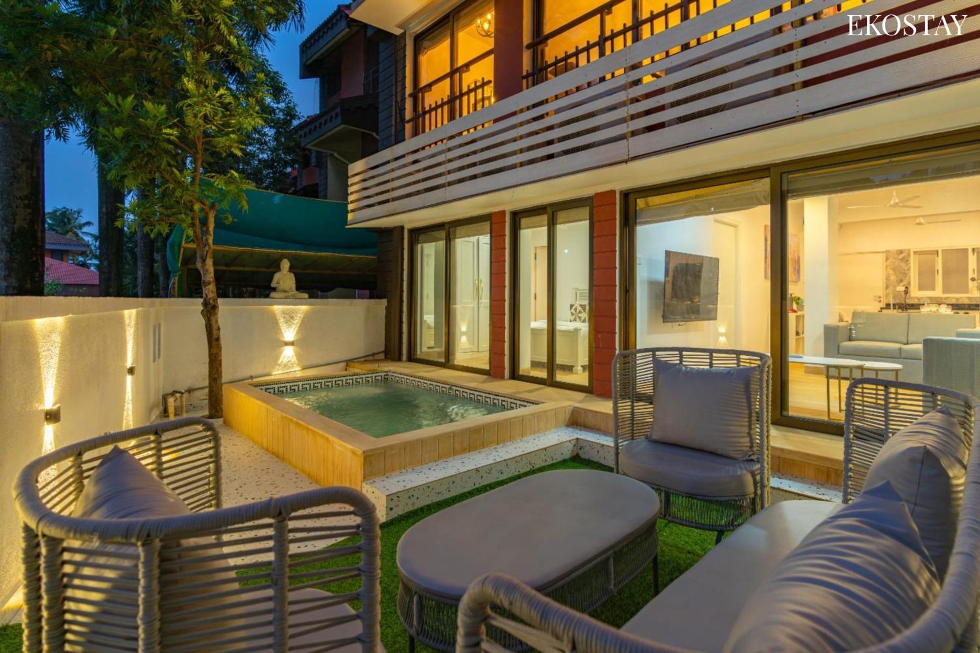 Ekostay Luxe - Casa Marina Кандолим Экстерьер фото
